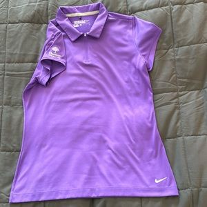 Nike Dri-Fit Ladies’ golf top-purple. Size M